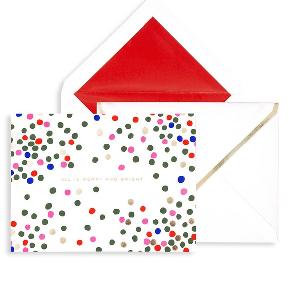 š Kate Spade ā ļø Holiday Dot Holiday Christmas Cards
